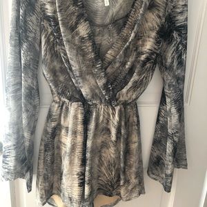 Snake Print Romper
